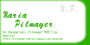 maria pilmayer business card